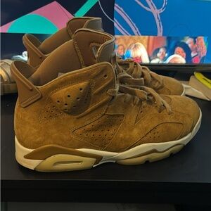 Wheat Jordan 6's